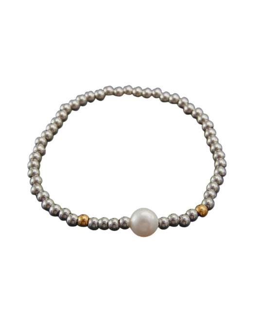 Pulsera Perla de Rio Bicolor
