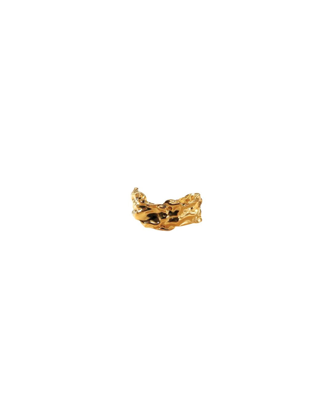 Anillo Ajustable Dorado Coral