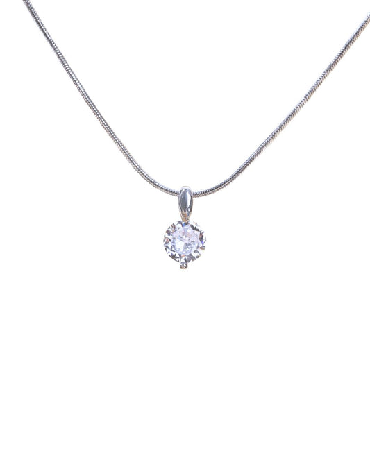 Collar Glam Plateado