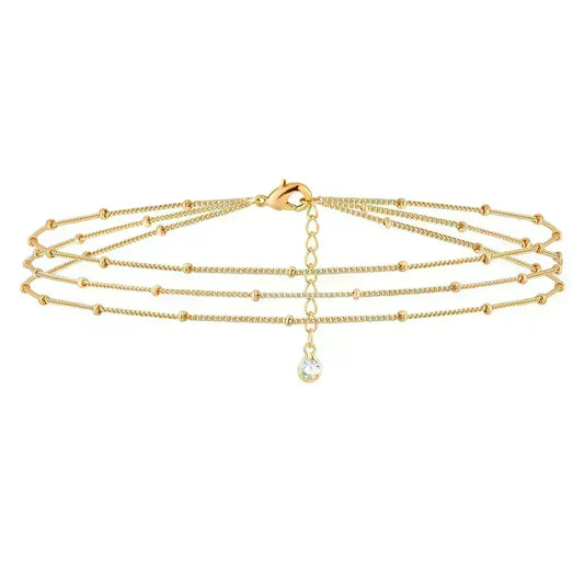 Pulsera Bolitas Dorado