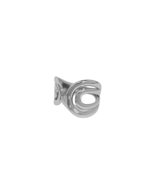 Anillo Strip Plateado