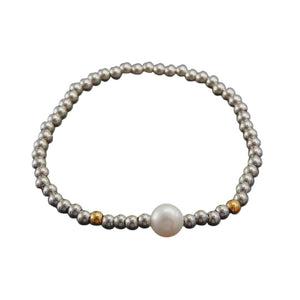 Pulsera Perla de Rio Bicolor