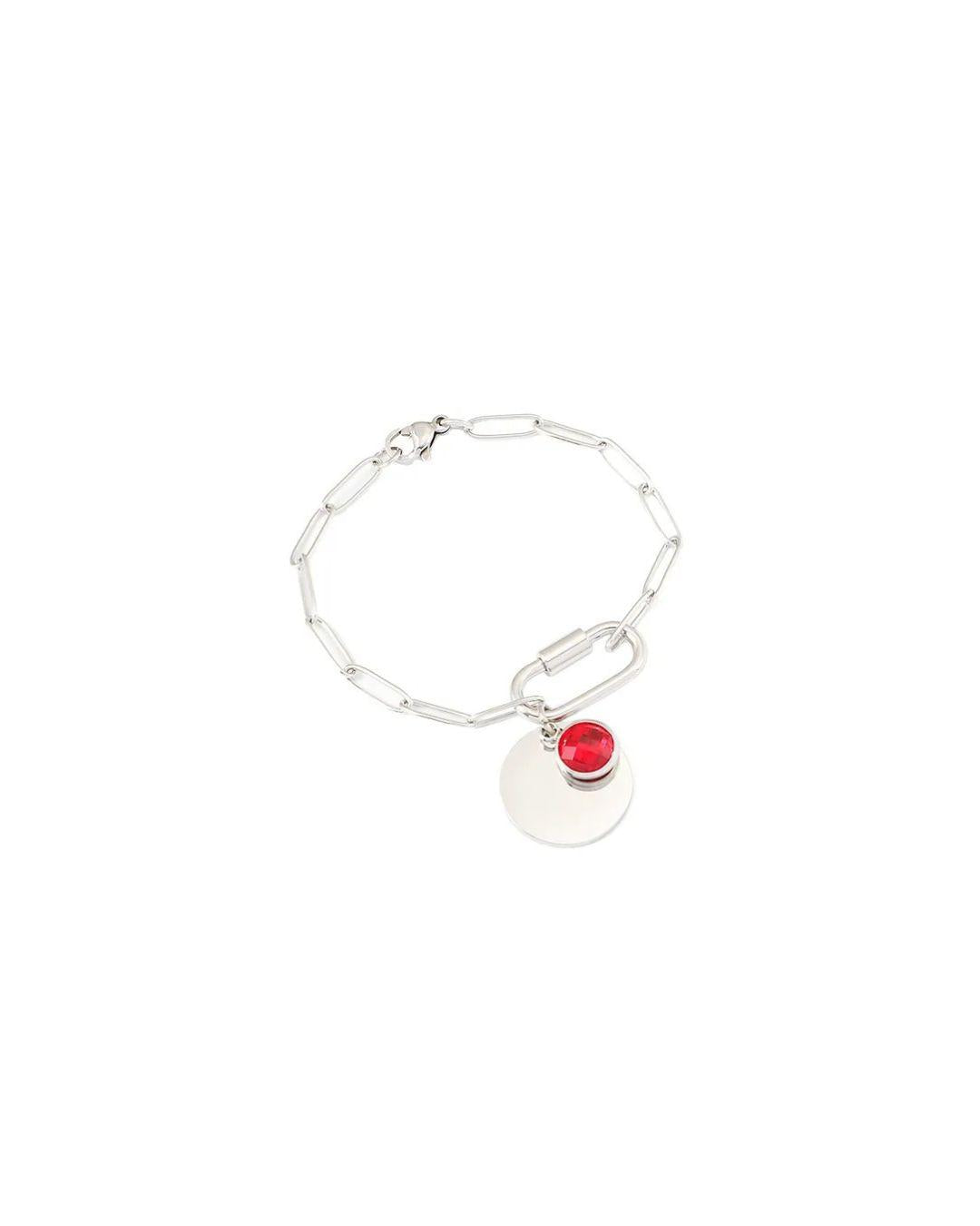 Pulsera Corea Plateada