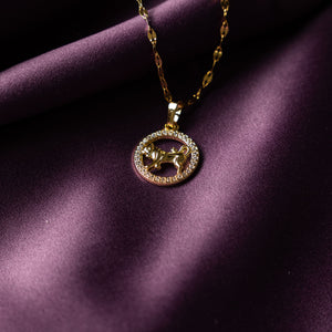 Collar Signo Zodiacal Brillo