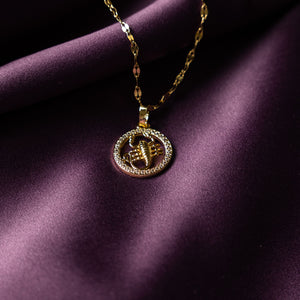 Collar Signo Zodiacal Brillo
