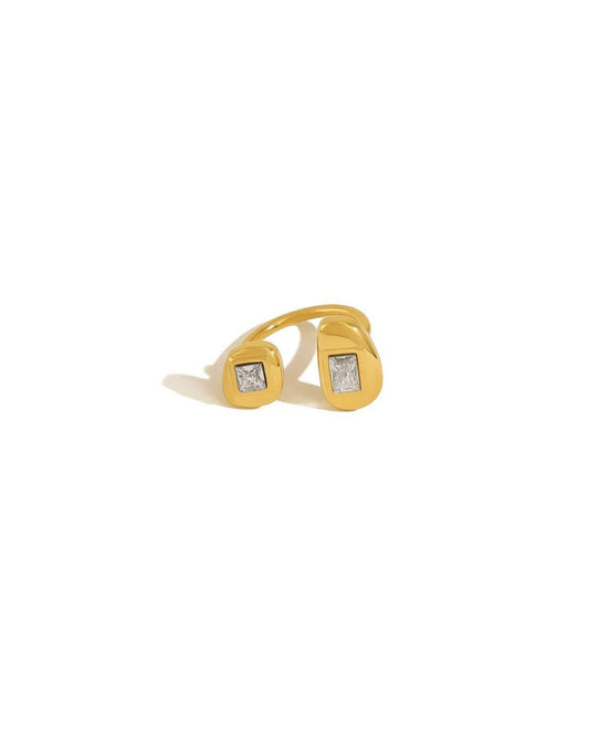 Anillo Ajustable Tel Aviv Dorado