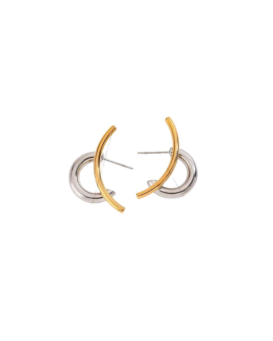 Aretes Balance Bicolor