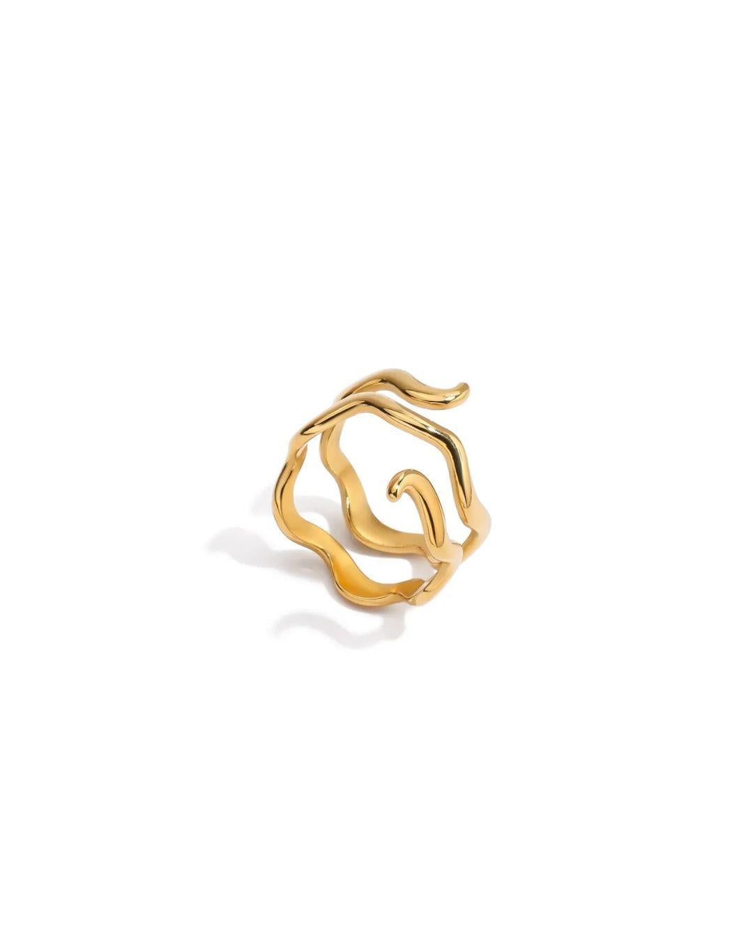 Anillo Agave Dorado Ajustable