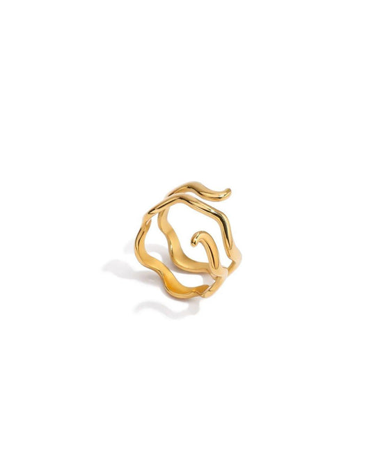 Anillo Agave Dorado Ajustable