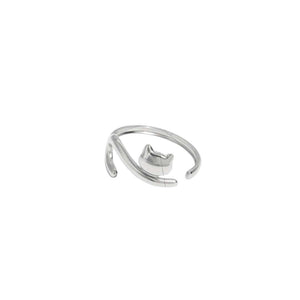 Anillo Cat Plateado