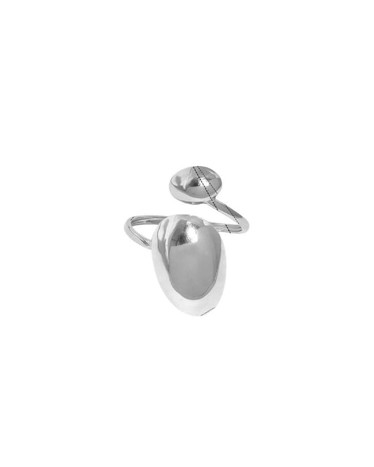 Anillo Belgica Plateado
