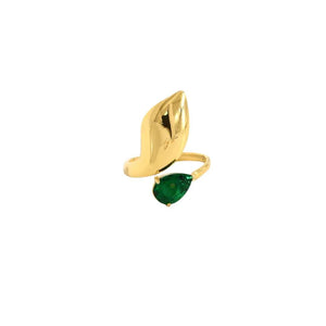 Anillo Ola Esmeralda