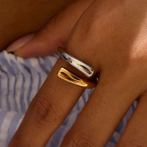 Anillo Bicolor Ajustable