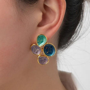 Aretes Iris Agua