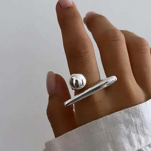 Anillo Shanghai Plateado