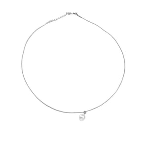 Collar Perla Viator Plata