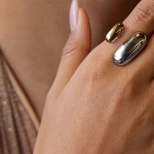 Anillo Pill Bicolor