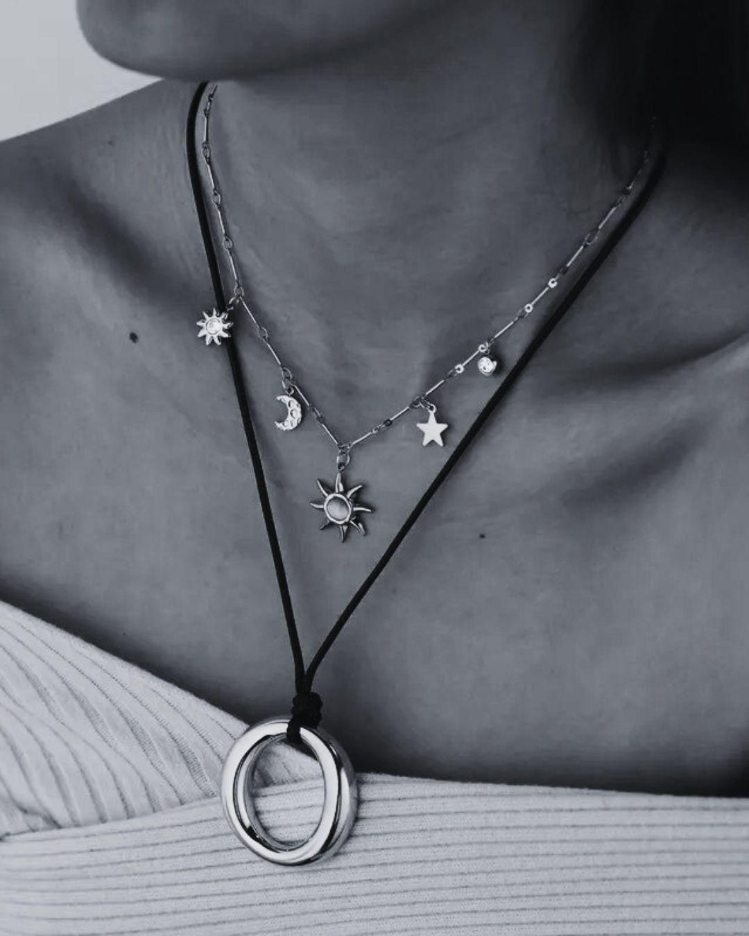 Collar Quebec Plateado