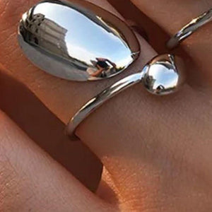 Anillo Belgica Plateado