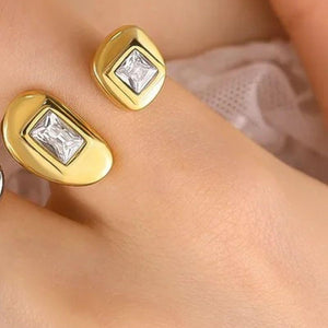 Anillo Ajustable Tel Aviv Dorado