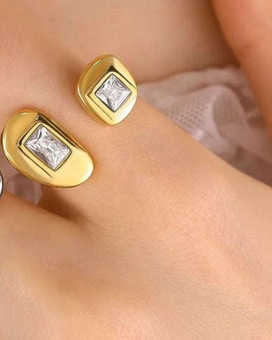 Anillo Ajustable Tel Aviv Dorado