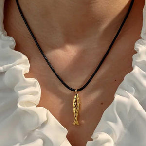 Collar Pedro Hilo Negro