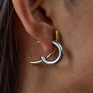 Aretes Balance Bicolor