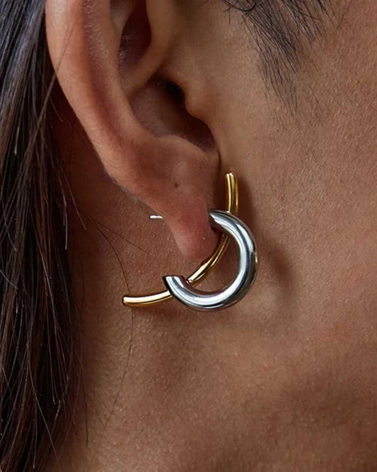 Aretes Balance Bicolor