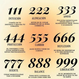 Collar Numeros y Codigo Sagrado