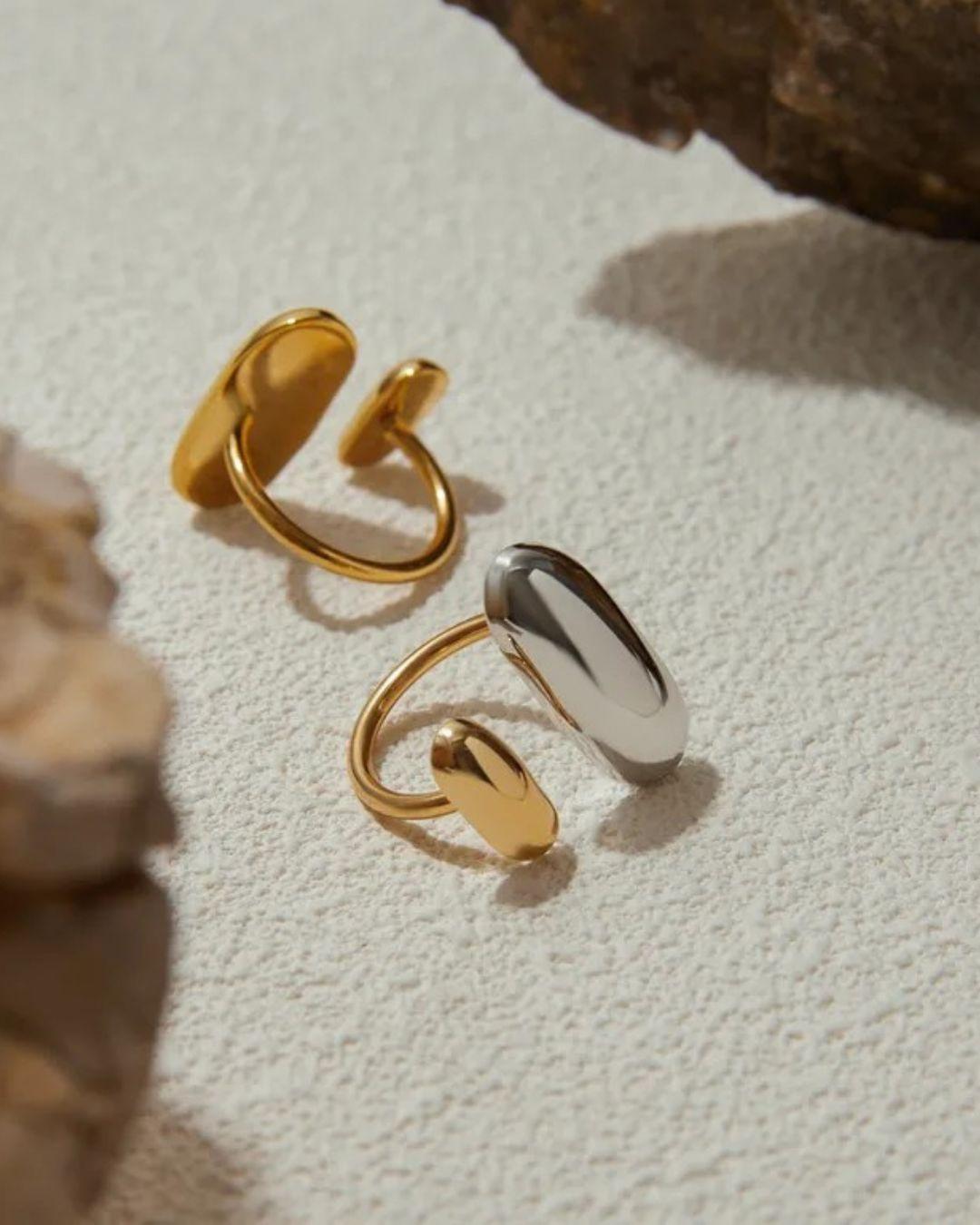 Anillo Pill Bicolor