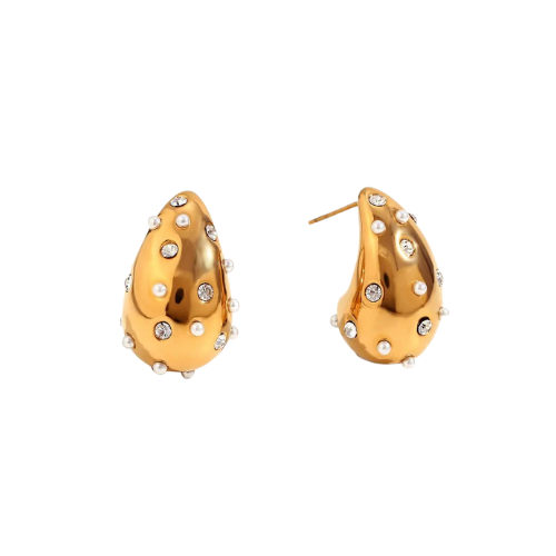 Aretes Gota Brillo