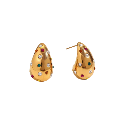Aretes Gota Brillo