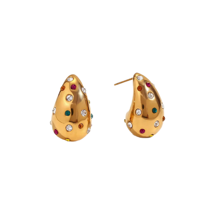 Aretes Gota Brillo
