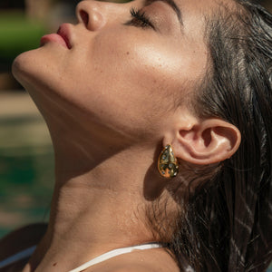 Aretes Gota Brillo