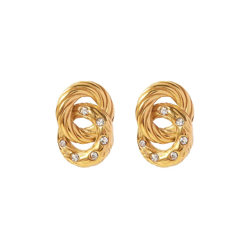 Aretes Entrelazados