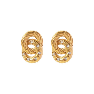 Aretes Entrelazados