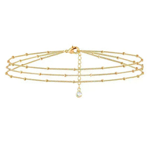 Pulsera Bolitas Dorado