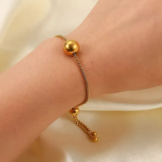 Pulsera Pendulo Dorada