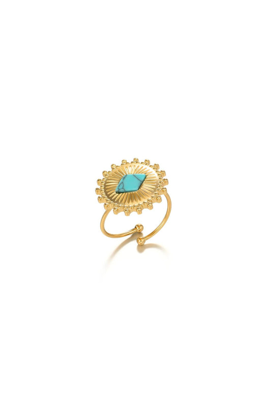 Anillo Resplandor Turquesa