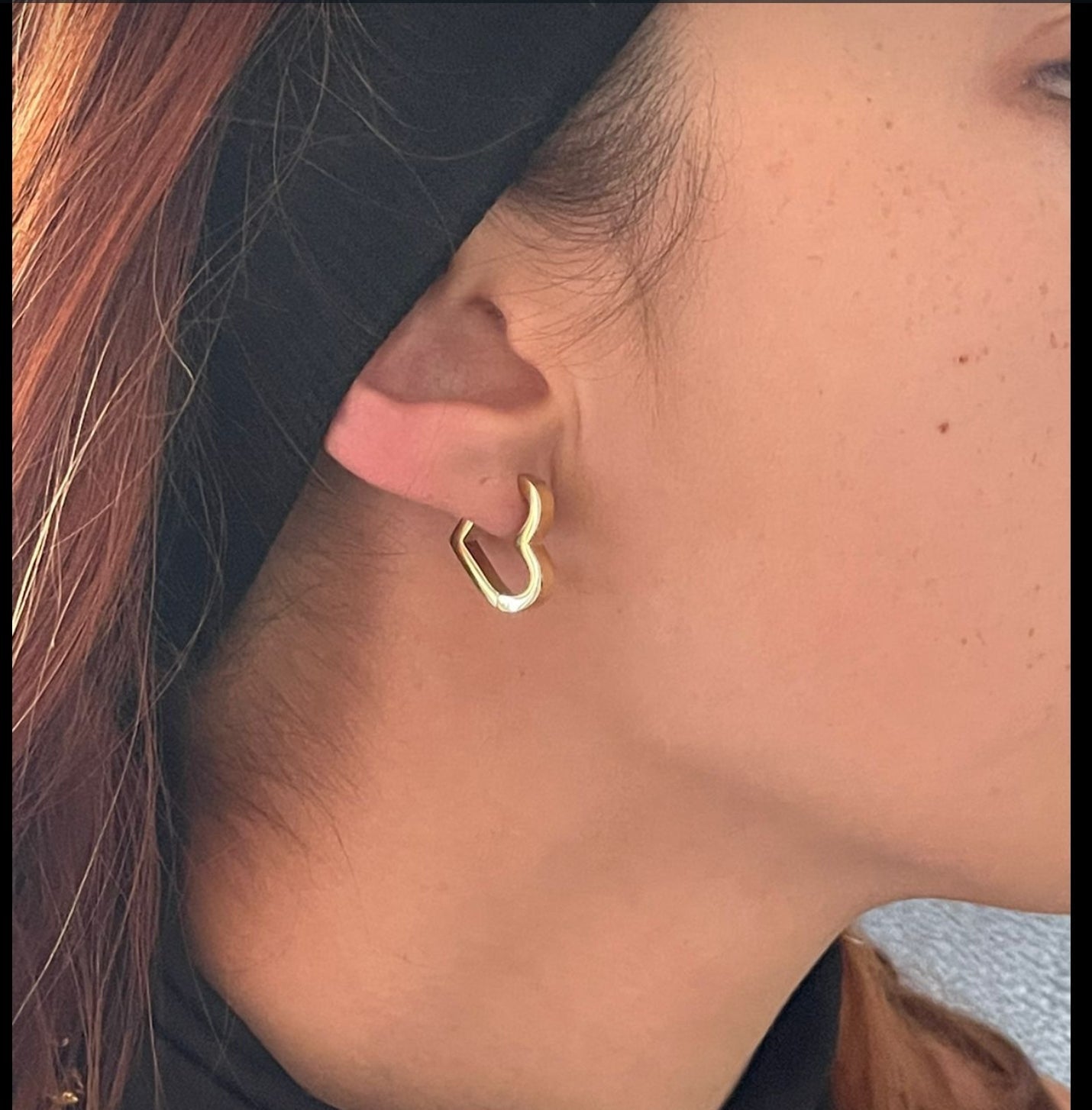 Aretes Corazon Geometrico