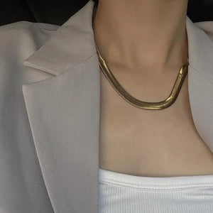 Collar Valhalla Snake Dorado