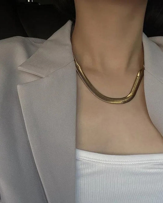 Collar Valhalla Snake Dorado