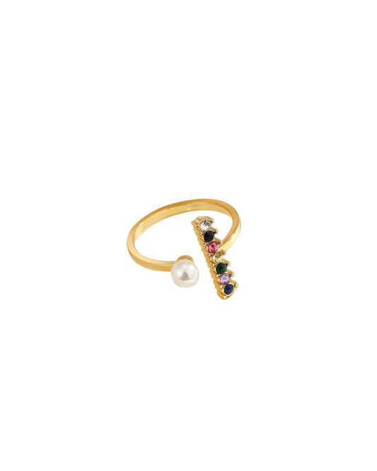 Anillo Perla Colores