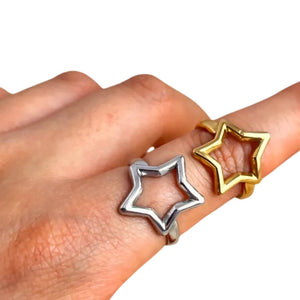 Anillo Star Hueco