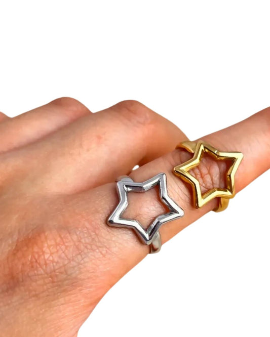 Anillo Star Hueco
