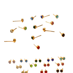 Aretes Brillo Colores