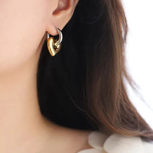 Aretes Bicolor Candy Heart