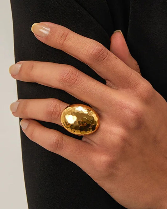 Anillo Grande Dorado Ajustable Epcot