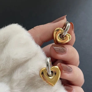 Aretes Bicolor Candy Heart