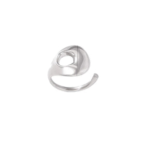 Anillo Ajustable Tea Ring Plateado